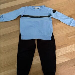 Moncler Blue and Black Joggers Sweatpants